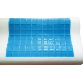 Almohada Contorneada De Memory Foam Y Gel Home Care