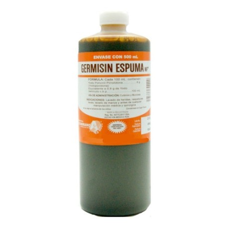 Germisin Espuma Nf* 500 Ml Farmacéuticos Altamirano