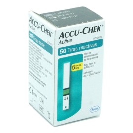 Tiras Reactivas Accu-chek Active 1 Frasco Con 50 Tiras Roche