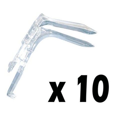 Espejo Vaginal Desechable No Esteril Mediano Edigar 10 Pzas