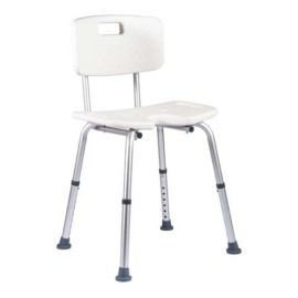 Silla Banco Ducha Asiento Perineal Respaldo Altura Ajustable