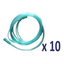 Canula Nasal Para Suministro De Oxigeno Pediatrica 10 Pzas