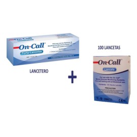 Disparador De Lancetas Lancetero On Call Plus + 100 Lancetas