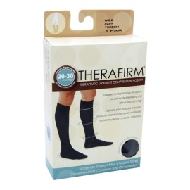 Calcetín Caballero Alta Compresión  Negro Therafirm 2 Pares