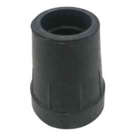 Goma Regatón Negro Para Baston O Muleta 20x45mm  20 Piezas