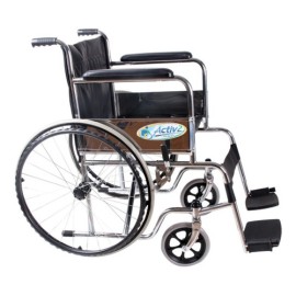 Silla De Ruedas Economica Cromada Reactiv R210001