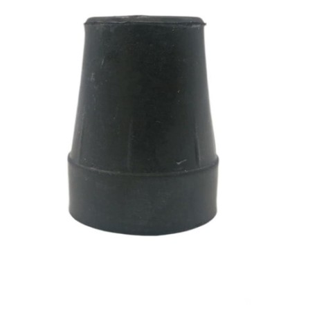Goma Regatón Negro Para Baston 18x40mm 20 Pieza