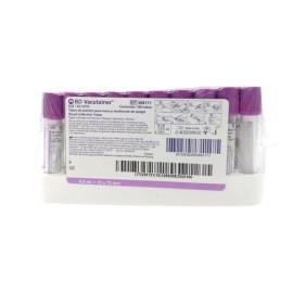 Tubo Vacutainer Bd De 4ml Lila Caja Con 100 Piezas