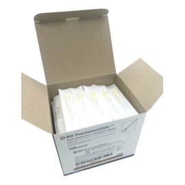Aguja HiPodérmica Bd 20g 1/4 (.9mm X 32mm)  Caja 100 Pzas