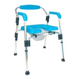 Cómodo Aluminio Ducha 4 En 1 Plegable Con Respaldo Reactiv