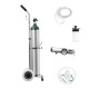 Tanque Oxigeno 680l Regulador Vaso Carrito Canula Mascarilla