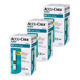 Tiras Reactivas Accu-chek Active 3 Frasco (150 Tiras) Roche