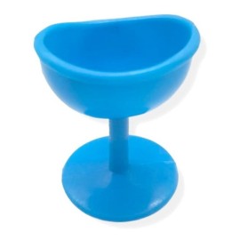 Lava Ojos De Plástico Copa Azul 10 Piezas Edigar