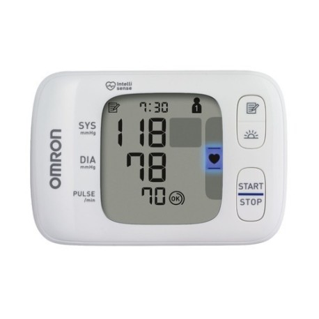 Monitor De Presión Arterial Digital De Muñeca Omron Hem-6230 Blanco