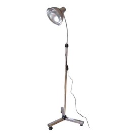 Lámpara De Chicote Con Base Cromado