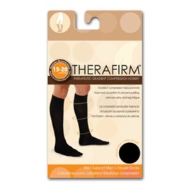 Calcetín Therafirm Caballero Mediana Compresión Gris 2 Pares