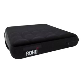 Cojin Roho Permobil Negro Con Funda Antiacaros 16x18 Pulgada