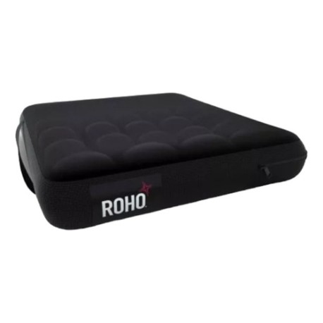 Cojin Roho Permobil Negro Con Funda Antiacaros 16x18 Pulgada
