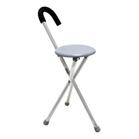 Baston Con Asiento Color Plata Speedy Spb7500