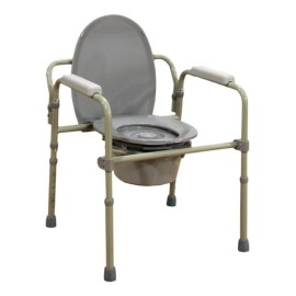 Cómodo Reactiv De Acero, Plegable Con Respaldo, Gris