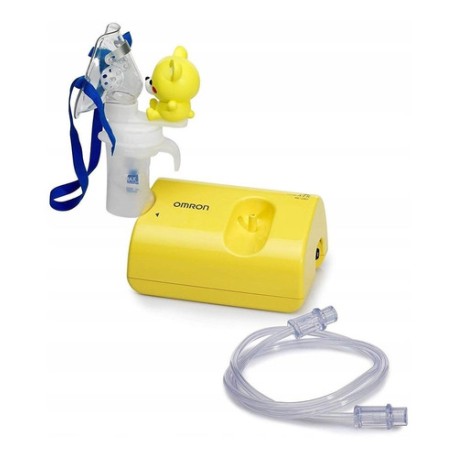 Nebulizador De Compresor Omron Ne-c801kd Amarillo 100v/240v