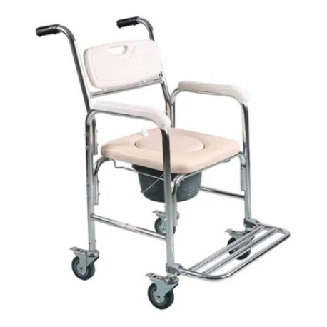 Silla Comodo Acojinada C/ Ruedas Y Descansapies Superconfort