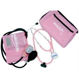 Baumanometro Aneroide Estetoscopio Simple Y Estuche Homecare
