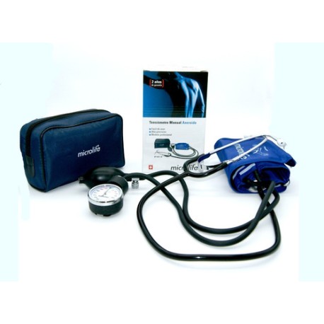 Baumanometro Aneroide Estetoscopio Duplex Integrado Microlif