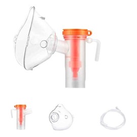 Mascarilla Set Para Nebulizador Con Vaso Y Manguera Adulto