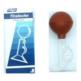 Tiraleche De Cristal Y Hule Natural Edigar Economico