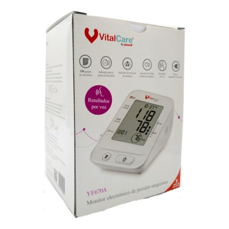 Baumanómetro Digital Para Brazo Con Voz Ye670a