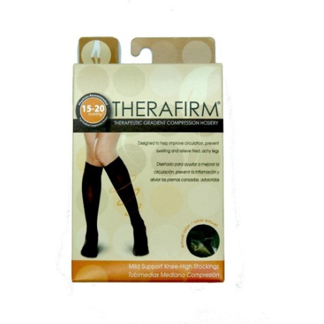 Tobimedia Therafirm Mediana Compresion Color Negro 2 Pares