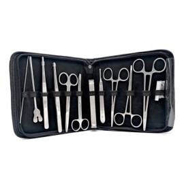 Estuche De Disección Guttek Acero Inoxidable 11-120 13 Pzas