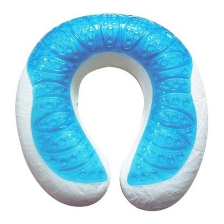 Almohada Para Cuello De Memory Foam Y Gel Home Care