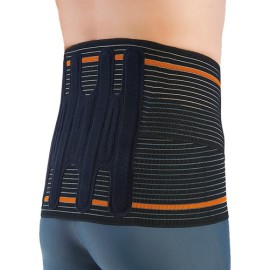 Faja Sacrolumbar Semirrígida Corta Orliman Ev300 Negra